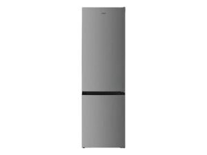 Frigorífico combi - Candy CCH1S518EX, Cíclico, 180 cm, 262 l, Tirador integrado, Puerta reversible, Inox